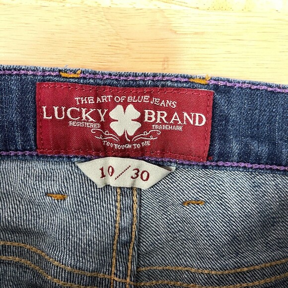 Lucky Brand Women's Jeans Pants 10 / 30 Sweet N Crop Blue Cropped - Picture 6 of 8